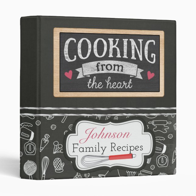 Cooking From The Heart Binder (Front/Spine)