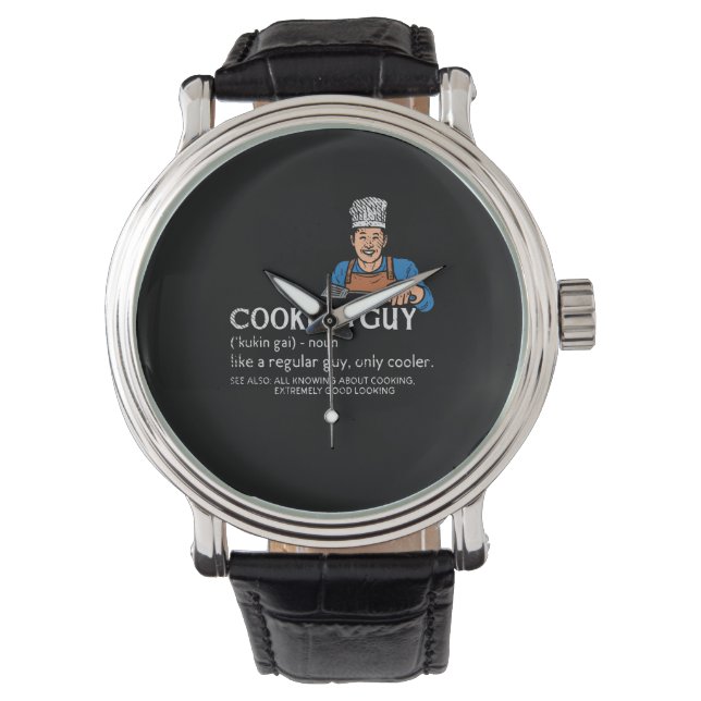 Cooking Guy Definition Watch (Front)