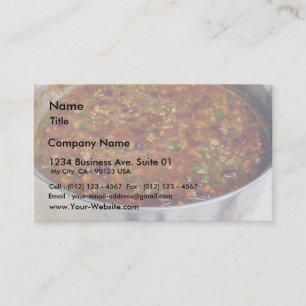 Cooking Hot Chili Business Card