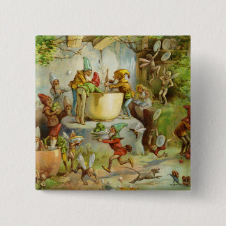 Cooking In The Gnome Kitchen 2 Inch Square Button