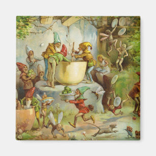 Cooking In The Gnome Kitchen Magnet