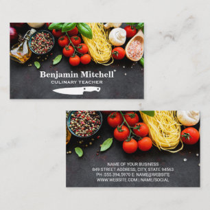 Cooking Ingredients  Business Card