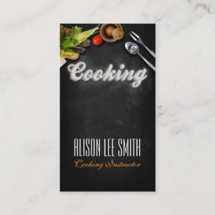 Cooking Instructor / Chef Business Card