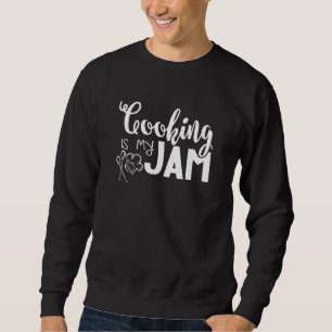 Cooking Is My Jam Cute Lunch Lady Back To School Sweatshirt
