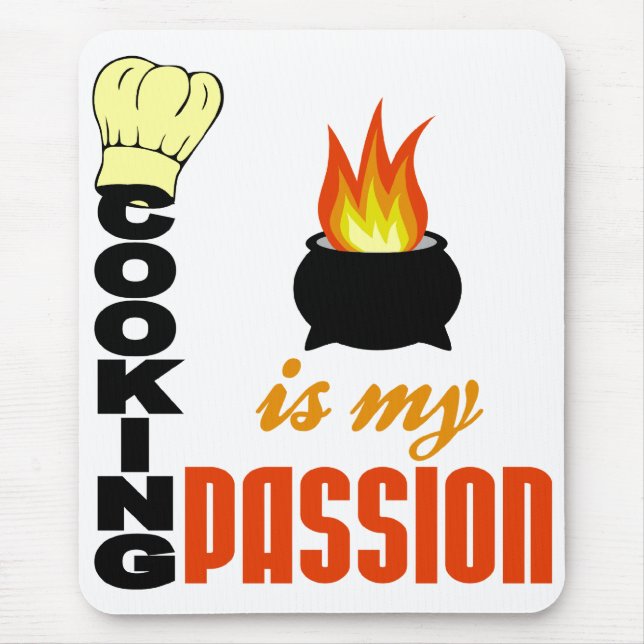 Cooking Is My Passion mousepad (Front)