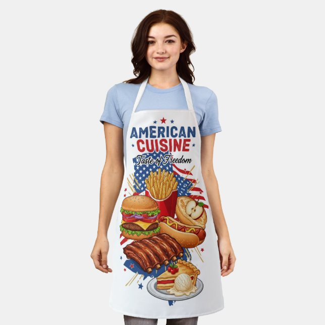 Cooking Lovers – Cozy American Kitchen Apron (Worn)