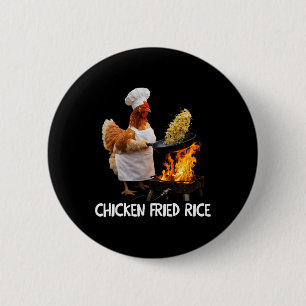 Cooking Meme Chicken Chef Funny Humour Chicken Fri 2 Inch Round Button
