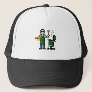 Cooking on the BGE grill Trucker Hat