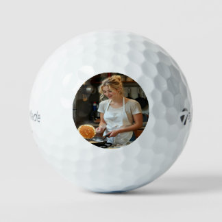 Cooking Pancakes Photo Customize Golf Balls