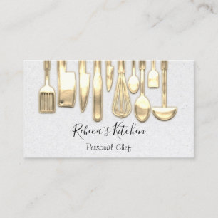 Cooking Personal Chef Restaurant Culinary Knife Business Card