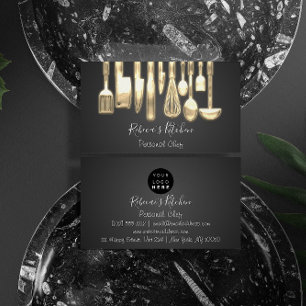 Cooking Personal Chef Restaurant Culinary Kraft Business Card