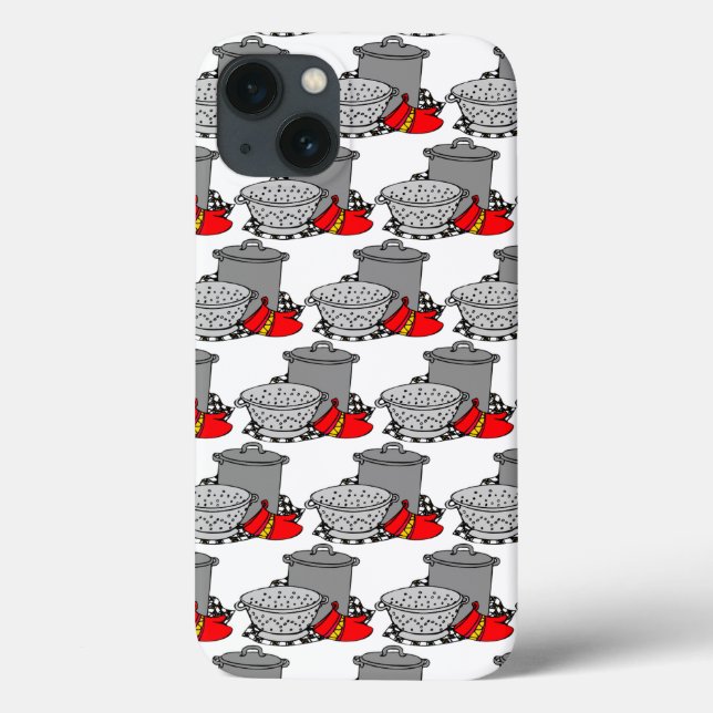 Cooking Pot and Strainer Chef Gifts Case-Mate iPhone Case (Back)