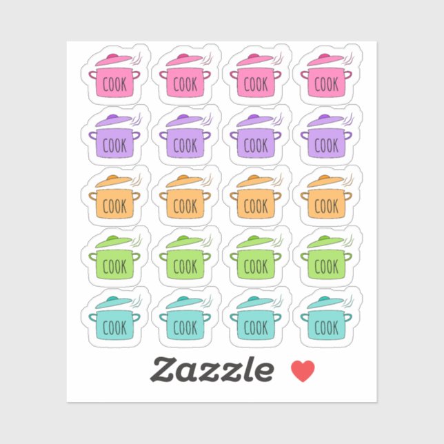 Cooking Pot Cooking and Meal Preparation Planner (Sheet)