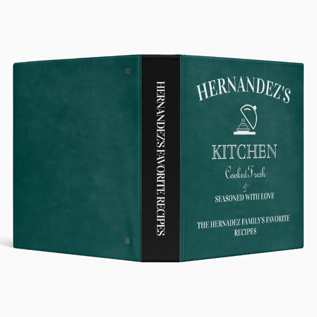 Cooking Recipes I Green Binder (Background)