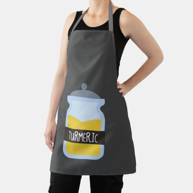 Cooking spices Tumeric colourful funky Apron (Insitu)