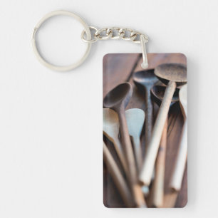 Cooking spoons keychain