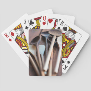Cooking spoons playing cards
