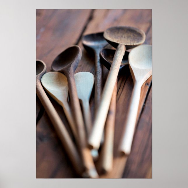 Cooking spoons poster (Front)