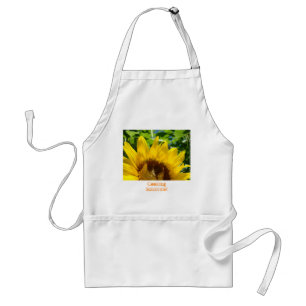 Cooking Sunshine! apron gifts Sunflower Floral