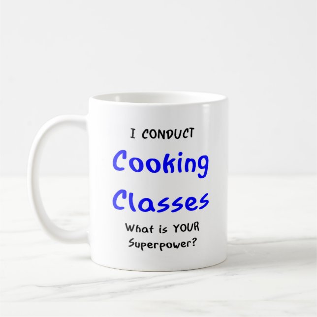 cooking teach coffee mug (Left)