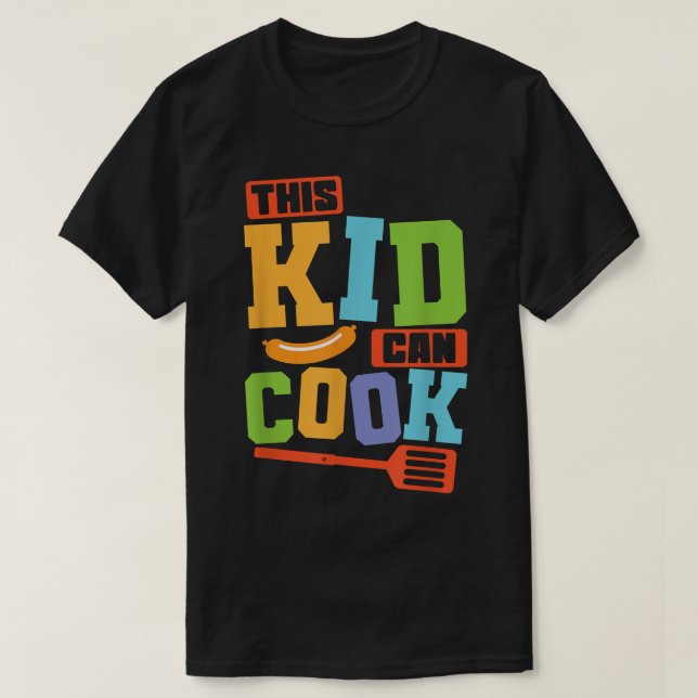 Cooking This Kid can Cook  T-Shirt (Design Front)
