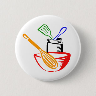 Cooking Utensils 2 Inch Round Button