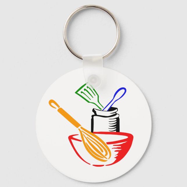 Cooking Utensils Keychain (Front)