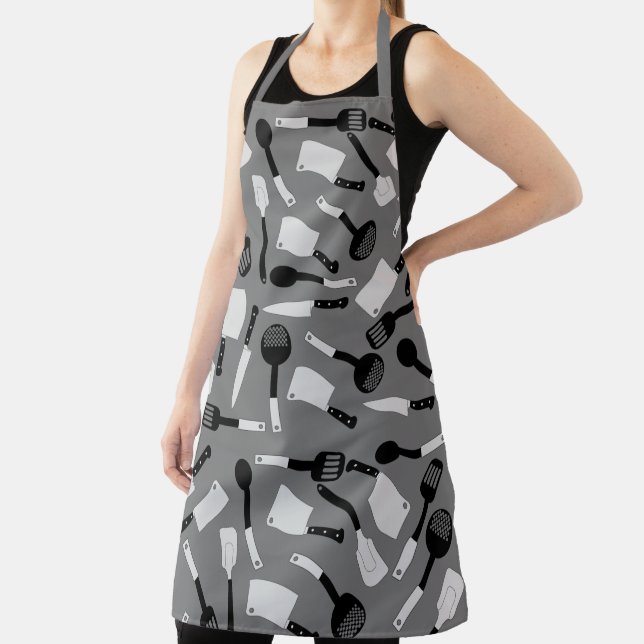 Cooking Utensils Pattern Apron (Insitu)