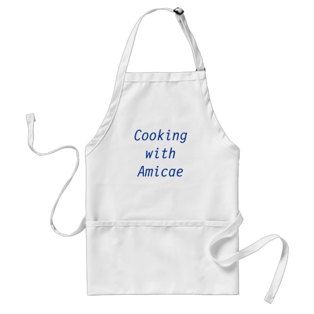 Cooking with Amicae Standard Apron (Front)