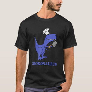 Cookosaurus Dino Dinosaur T Rex Cooking Cuisine Re T-Shirt