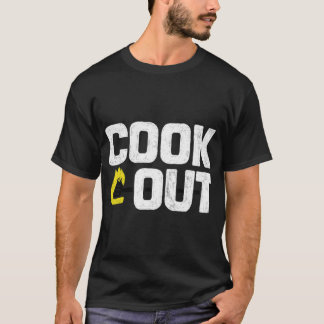 Cookout Vintage Chalketure White Black T-Shirt