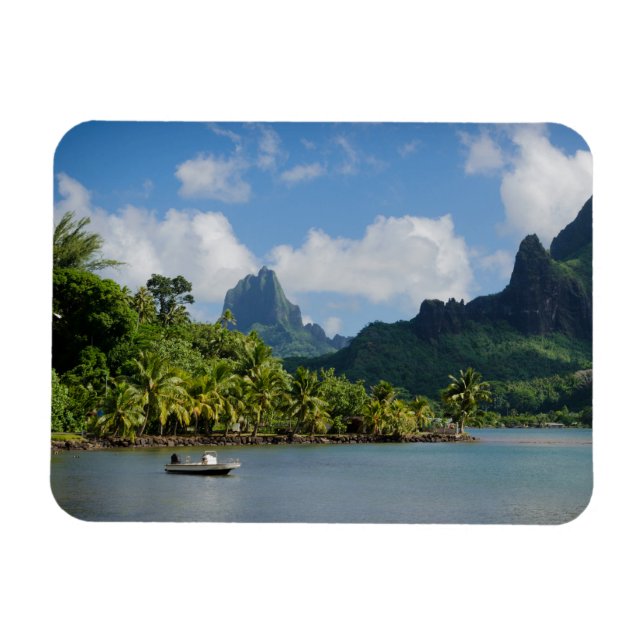 Cook's Bay, Moorea rectangular magnet (Horizontal)