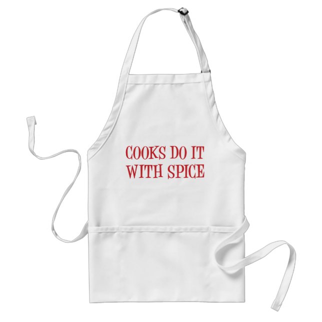 cooks do it with spice standard apron (Front)