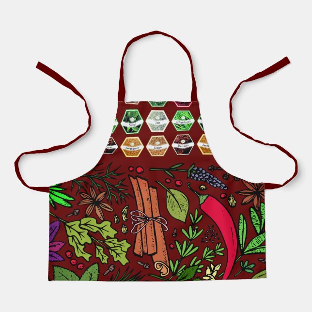 Cook's Helper Cookout Spicey Cook  Apron (Front)