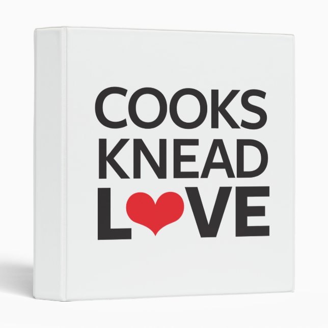 Cooks Knead Love Binder (Front/Spine)