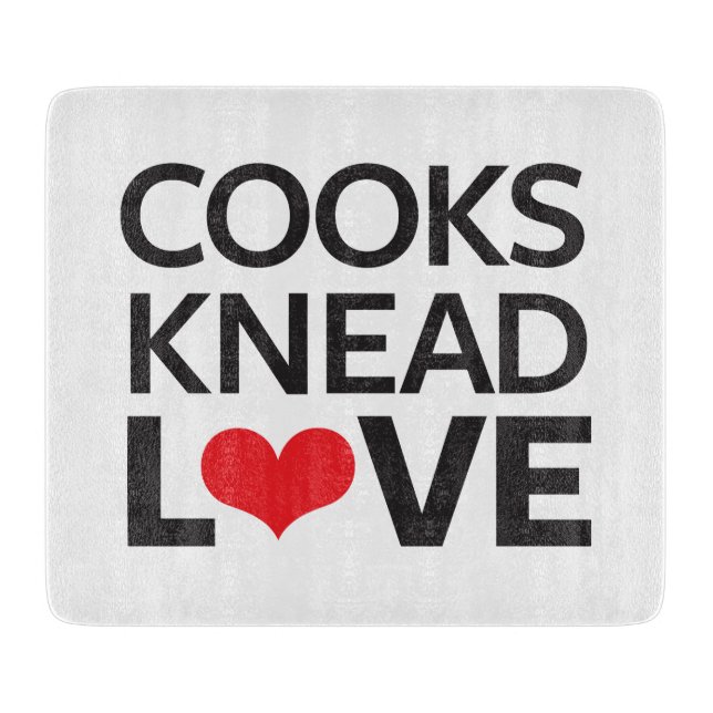 Cooks Knead Love Cutting Board (Front)