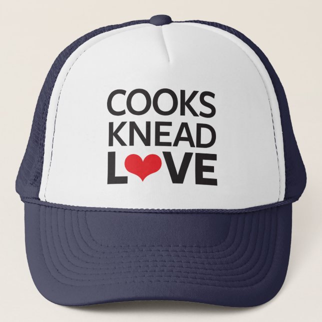 Cooks Knead Love Trucker Hat (Front)