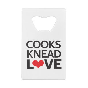 Cooks Knead Love Wallet Bottle Opener