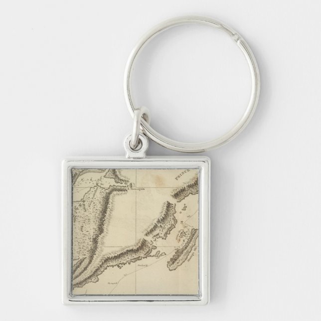 Cooks River, Alaska Keychain (Front)