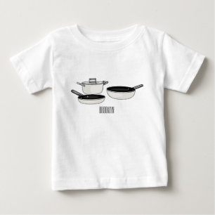 Cookware sets cartoon illustration baby T-Shirt