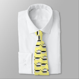 Cookware sets cartoon illustration tie