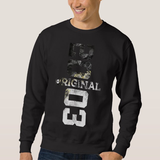 Cool 19 Years Original 2003 19th Birthday Sweatshirt (Front)