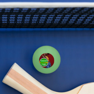 COOL! 1 Star Ping Pong Ball Glow In The Dark Green