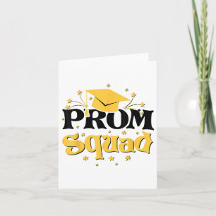 Cool 2025 Prom Squad Cl Of 2025 Graduation Matchin Card
