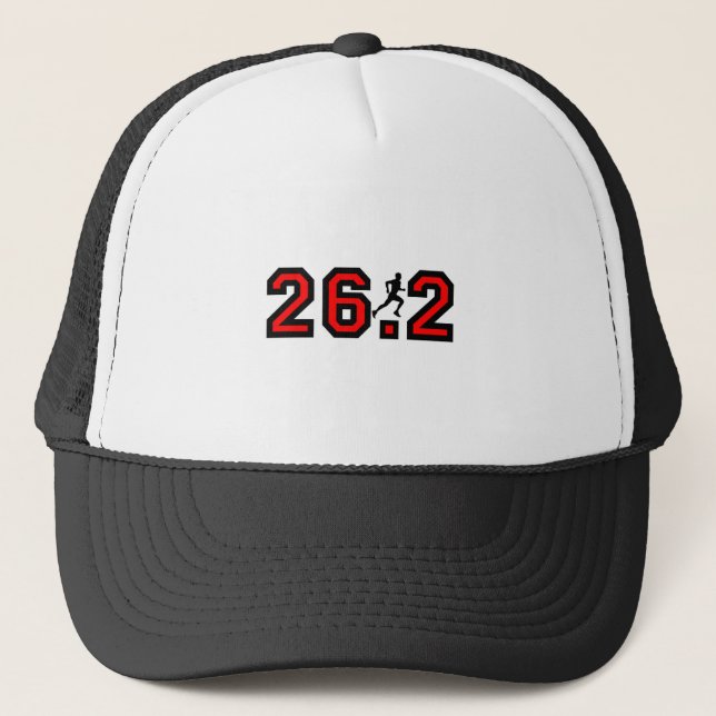 Cool 26.2 marathon trucker hat (Front)