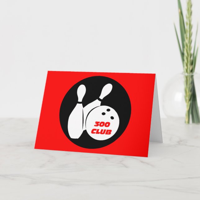 Cool 300 bowling card (Front)