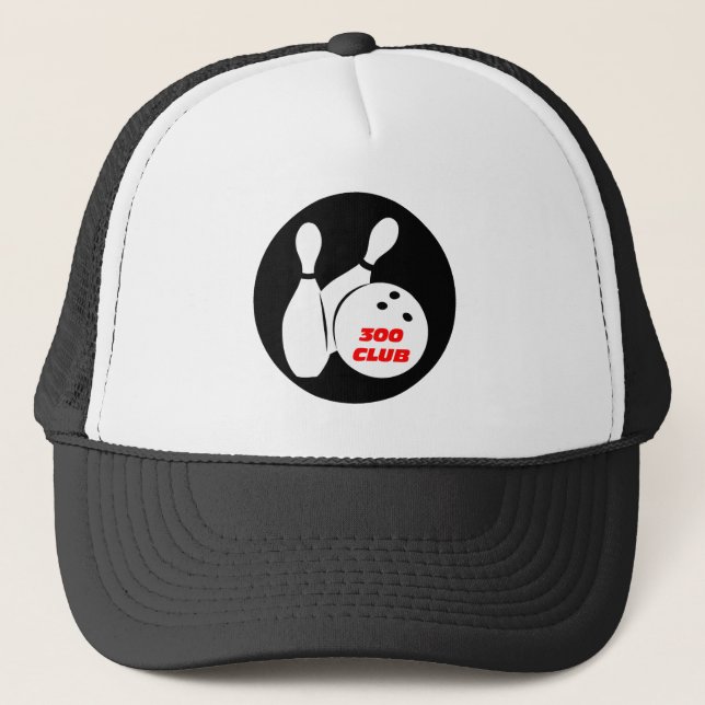 Cool 300 bowling trucker hat (Front)