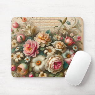 Cool 3 D floral garden digital artwork  Mouse Pad
