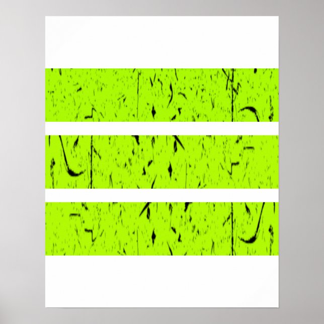 Cool 3 Line Symbol | Uniformity & Harmony Colorful Poster (Front)
