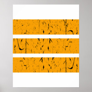 Cool 3 Line Symbol Uniformity & Harmony Colorful Poster